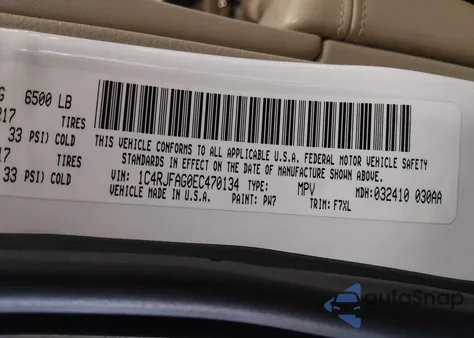 2014 Jeep Grand Cherokee Laredo из США, поврежденный, VIN 1C4RJFAG0EC470134